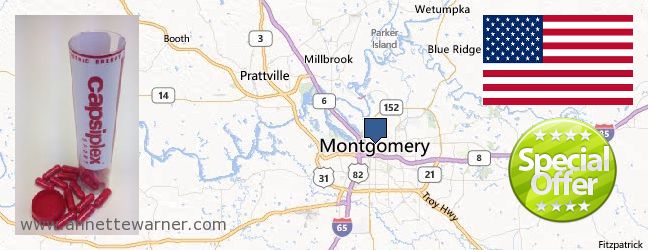 Purchase Capsiplex online Montgomery AL, United States