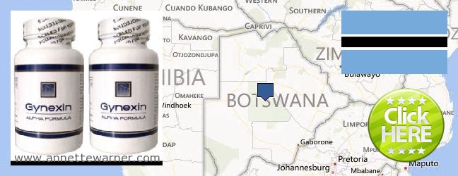 Jälleenmyyjät Gynexin verkossa Botswana
